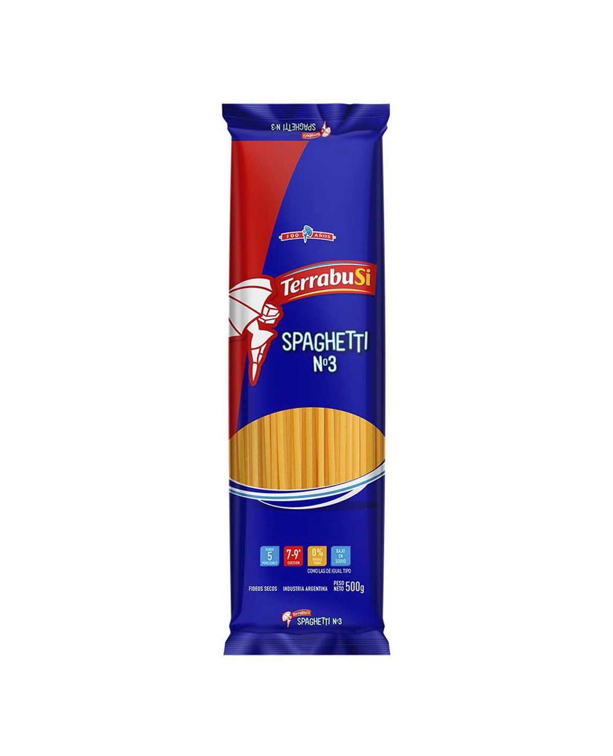 Fideos Terrabusi Spaghetti x 500 Gr